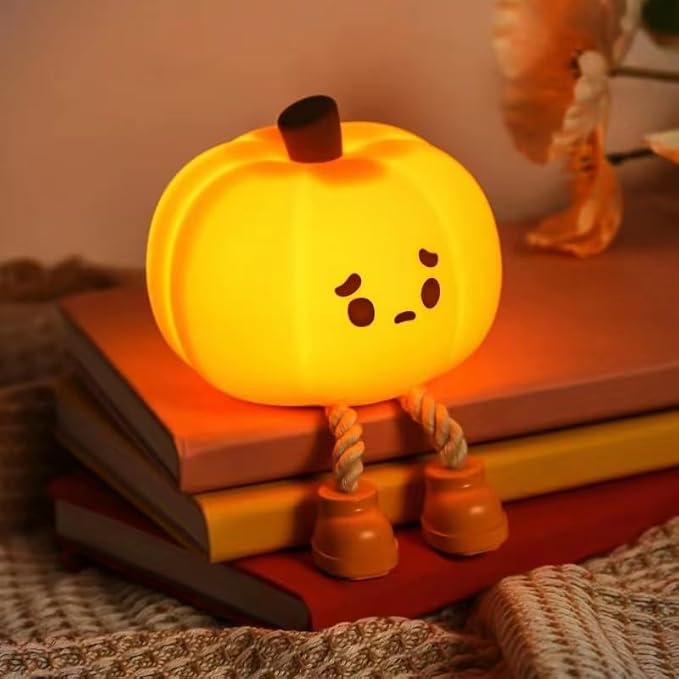 LED Cute Pumpkin Night Light