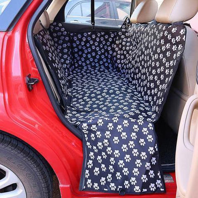 Paw Pattern Dog Seat Cover