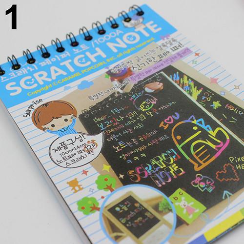 Scratch-Off Magic Rainbow Notebook