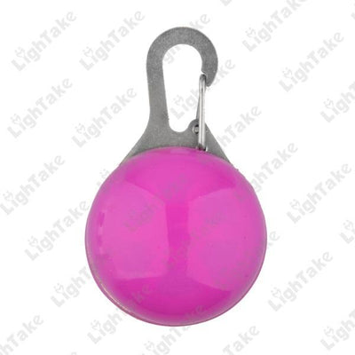 Flashing LED Dog Collar Pendant Clip Light