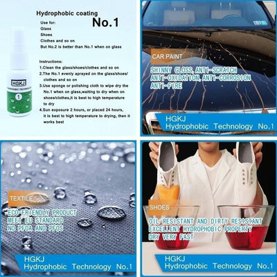 Nano Hydrophobic Waterproof Spray